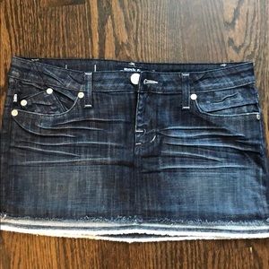 Rock & Republic jean mini skirt
